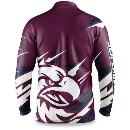 NRL 'Ignition' Fishing Shirt - Manly Sea Eagles - Youth - Polo