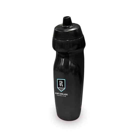 AFL Sports Drink Bottle 640ml - Port Adelaide Power - Rubber Grip