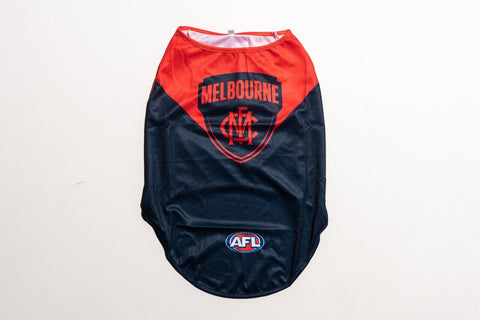 AFL Pet Jersey - Melbourne Demons - Size XS to XL - T-Shirt - Dog - Cat
