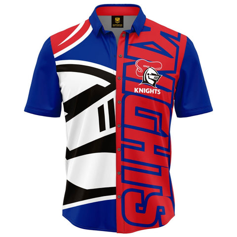 NRL 'Showtime' Party Shirt - Newcastle Knights - Adult - Mens - Polo