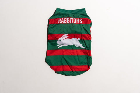 NRL Pet Jersey - South Sydney Rabbitohs - Size XS to XL - T-Shirt - Dog - Cat
