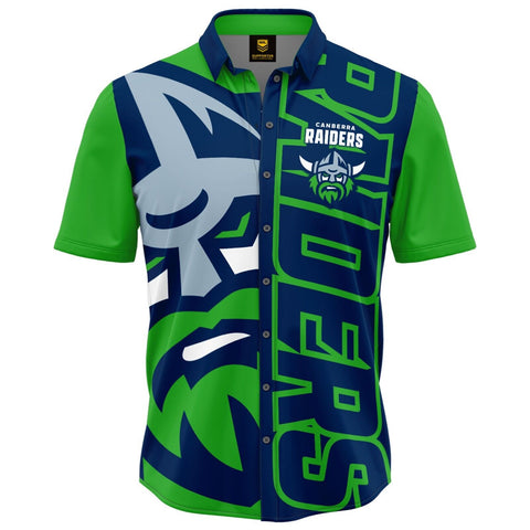 NRL 'Showtime' Party Shirt - Canberra Raiders - Adult - Mens - Polo
