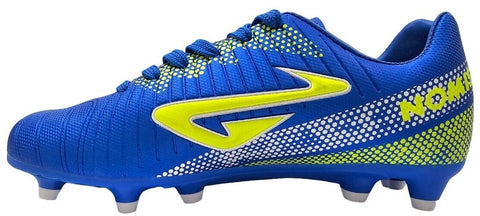 NOMIS Prodigy 2.0 FG Football Boots - Royal/Lime/White - Youth - Kids - Shoe