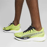 PUMA NITRO 3 Psychedelic Rush Shoe - Lime/Silver - Mens - Running
