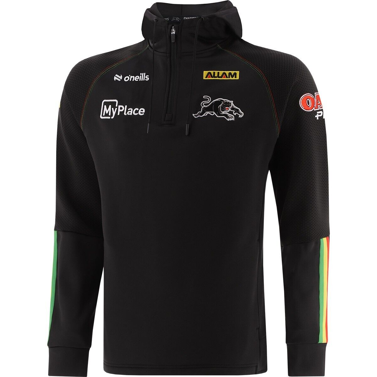 NRL 2025 Half Zip Hoodie - Penrith Panthers - Adult - Mens