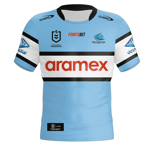 NRL 2024 Home Jersey - Cronulla Sharks - Adult - Mens - CLASSIC