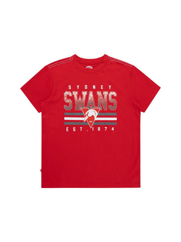 AFL Sketch Tee - Sydney Swans - Youth- Kids - T-Shirt