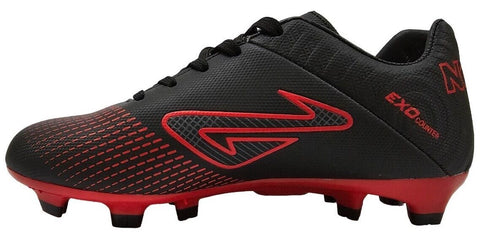 NOMIS Immortal 2.0 FG Football Boots - Red/Black - Youth - Kids - Shoe