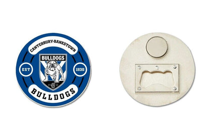 NRL Bottle Opener Magnet - Canterbury Bulldogs - Rugby League