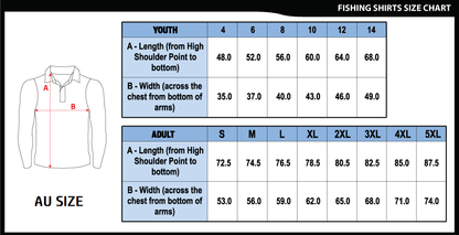 NRL 2024 Long Sleeve Fishing Polo Tee Shirt - Indigenous All Stars - Adult