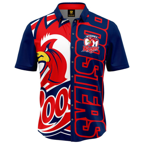 NRL 'Showtime' Party Shirt - Sydney Roosters - Adult - Mens - Polo