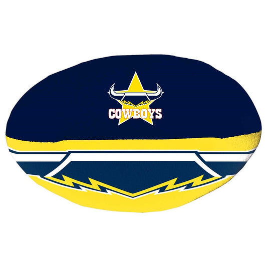 NRL Plush Soft Football - North Queensland Cowboys - 12cm x 25cm Ball