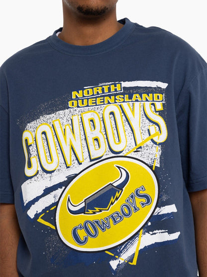 NRL Abstract Tee - North Queensland Cowboys - Shirt - T-Shirt - Mens - Adult