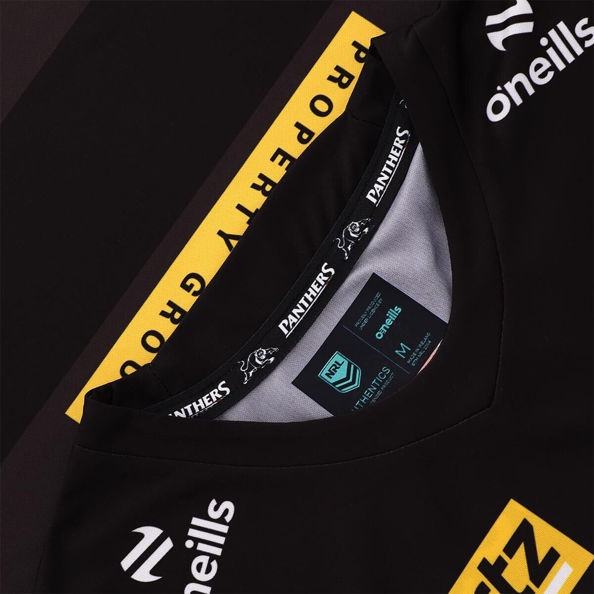 NRL 2025 Training Singlet - Penrith Panthers - Black - Adult - Mens