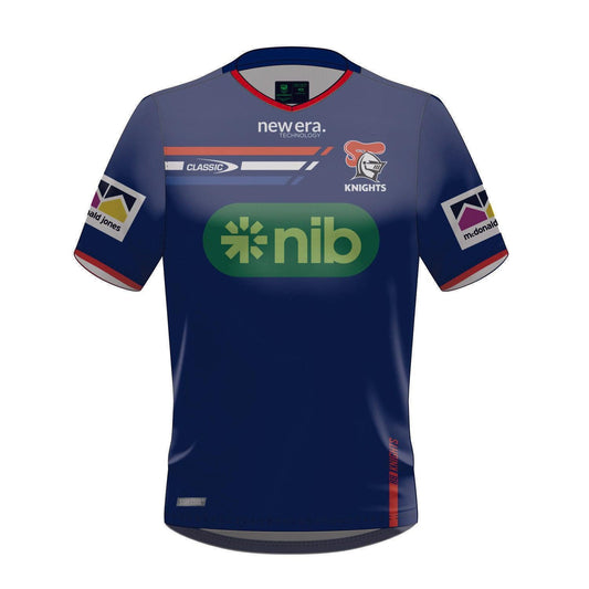 NRL 2024 Training Tee Shirt - Newcastle Knights - Navy - Youth - Kids