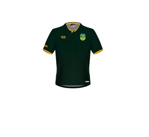 NRL 2024 Team Polo Shirt - Australian Kangaroos - MENS - CLASSIC