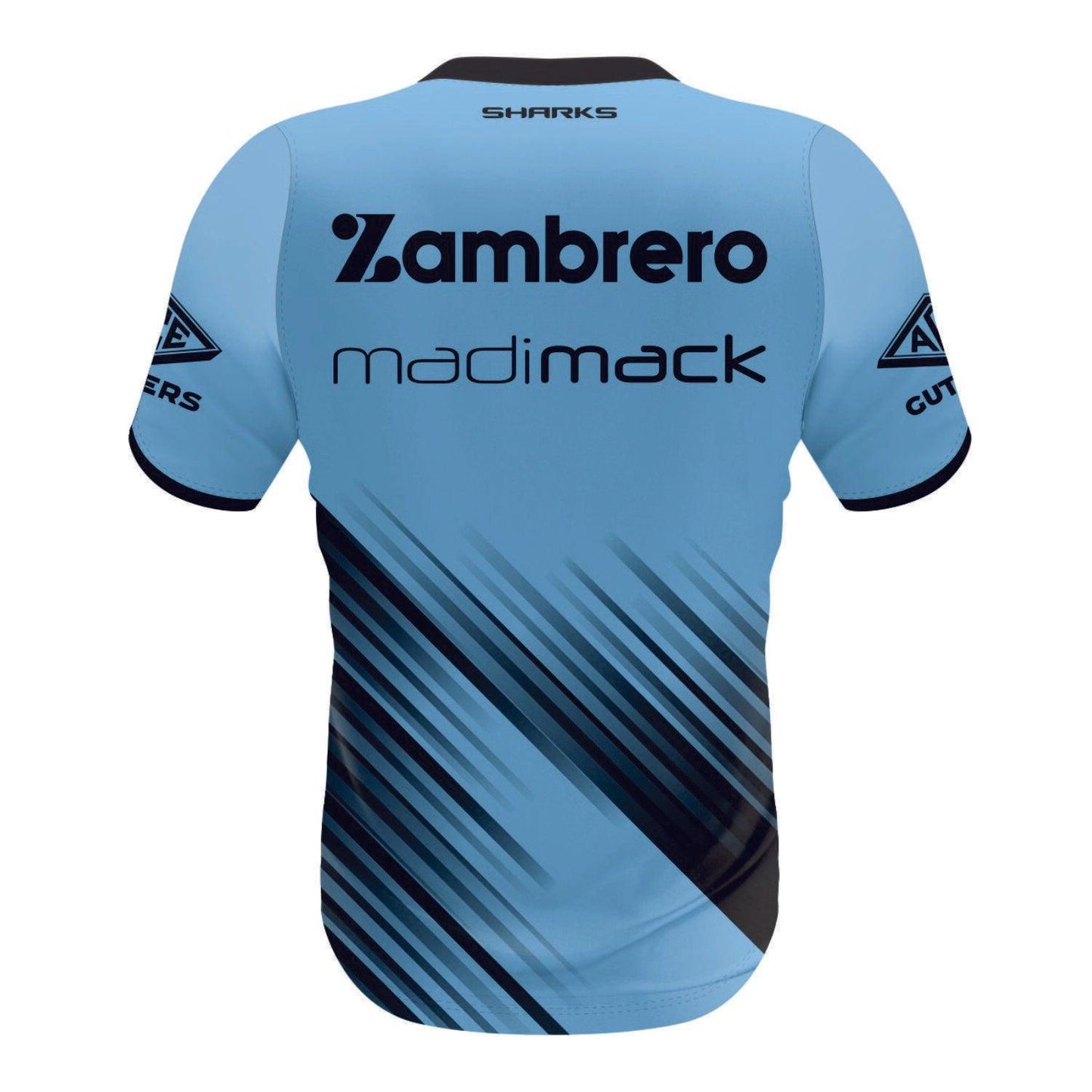NRL 2024 Training Tee - Cronulla Sharks - Sky Blue - Youth - CLASSIC