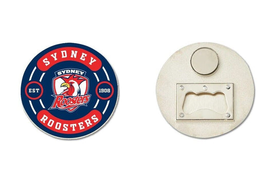 NRL Bottle Opener Magnet - Sydney Roosters - Rugby League