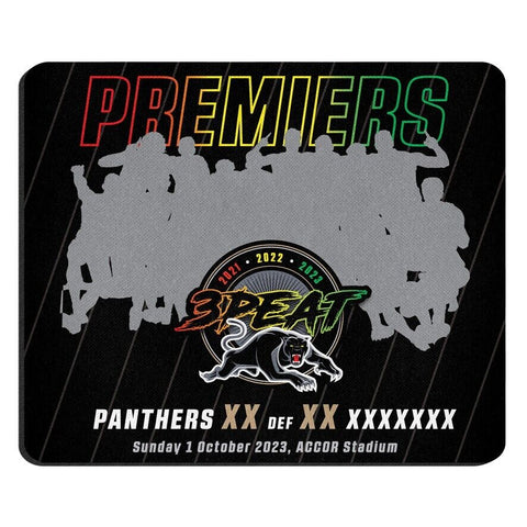 NRL 2023 PREMIERS PHOTO MOUSE PAD - PENRITH PANTHERS