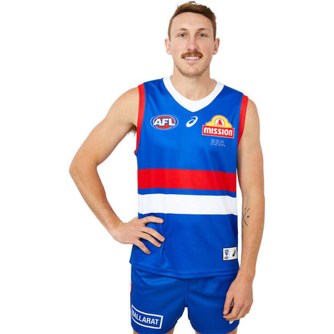 AFL 2023 Home Guernsey - Western Bulldogs - Adult - Aussie Rules - ASICS