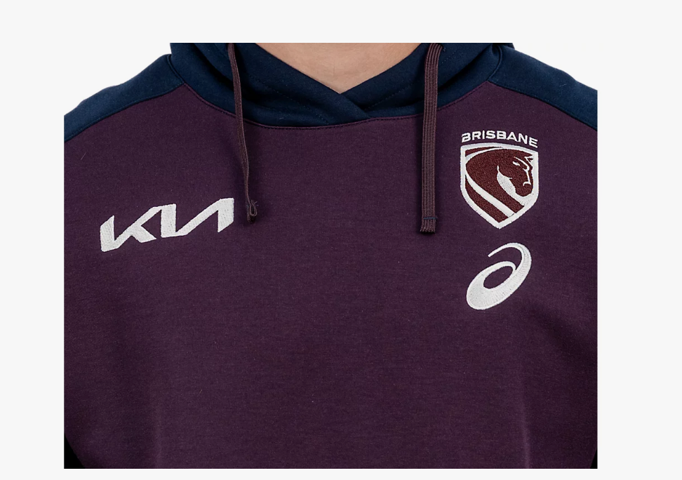 NRL 2026 Team Hoodie - Brisbane Broncos - Adult - Mens