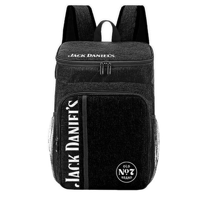 Jack Daniels Cooler Backpack - JD - Zipped Pockets