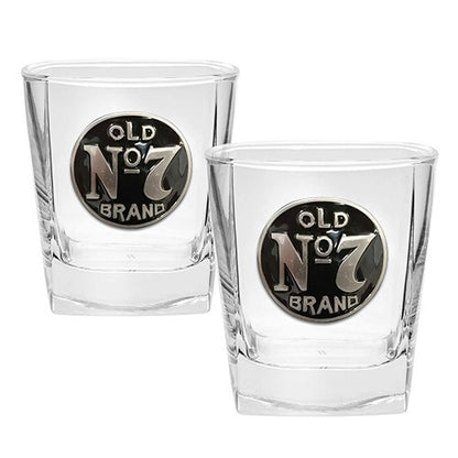 Jack Daniels - Spirit Glass Set  - Set of Two - Gift Boxed