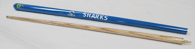 NRL Two Piece Pool Snooker Billiards Cue 57 Inch - Cronulla Sharks