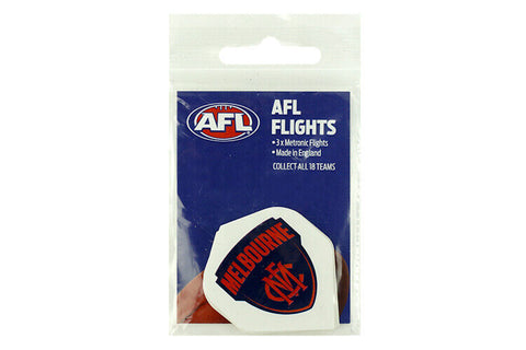 AFL Replacement Dart Flights Set Of 3 - Melbourne Demons - Darts