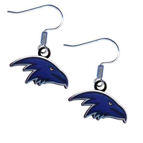 AFL Logo Metal Earrings - Adelaide Crows - Surgical Steel - Drop Earrings