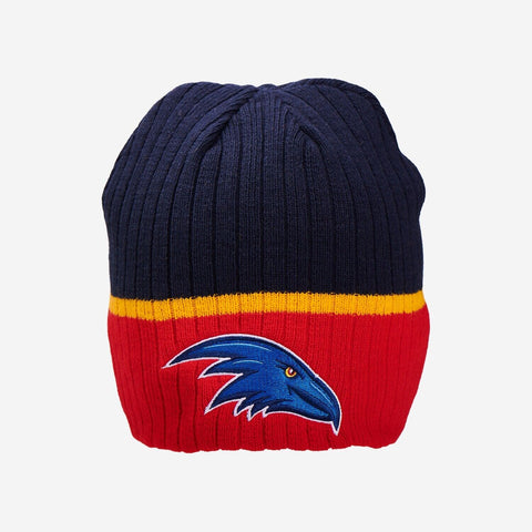 AFL Boundary Rib Beanie - Adelaide Crows - Winter Hat