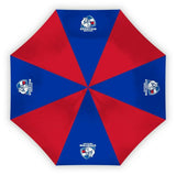 AFL Compact Umbrella - Western Bulldogs - Rain - Glovebox - 60cm Length W17cm