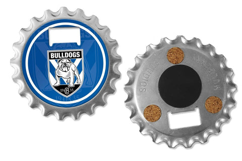 NRL Bottle Opener, Magnet & Coaster - Canterbury Bulldogs - Rugby League