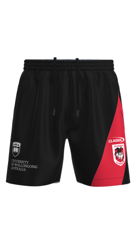 NRL 2023 Training Shorts - St George Illawarra Dragons - Adult Unisex - CLASSIC