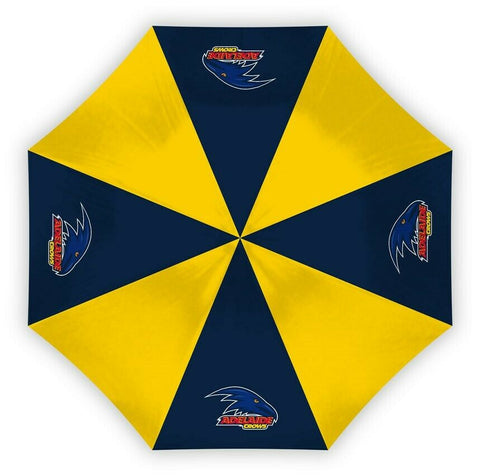 AFL Compact Umbrella - Adelaide Crows - Rain - Glovebox - 60cm Length W17cm