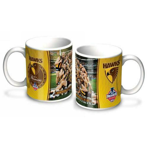 AFL Coffee Mug - Hawthorn Hawks - Premiers 2013