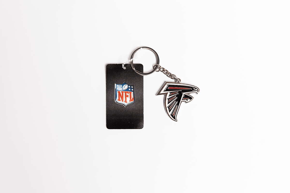 NFL Logo Keyring - Atlanta Falcons - Key Ring - Metal