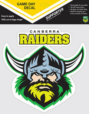 NRL Game Day Decal  - Canberra Raiders - Car Sticker 180mm