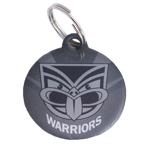 NRL ID Engraveable Cat Dog Pet Name Tag - New Zealand Warriors - 30MM