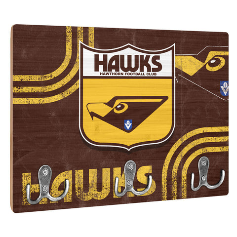 AFL Heritage Key Rack - Hawthorn Hawks - Gift - Retro
