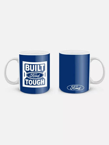 FORD Built Tough Coffee Mug - Ceramic Drinking Cup - Gift Box - Logo Mug