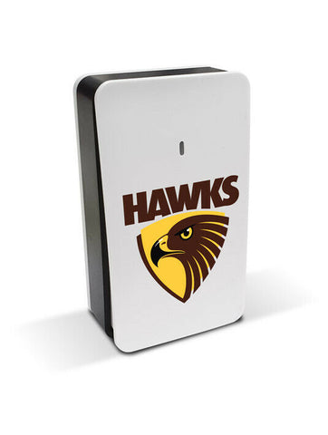 AFL Hawthorn Hawks - Wireless Door Bell & Speaker Set - Plays The Team Song