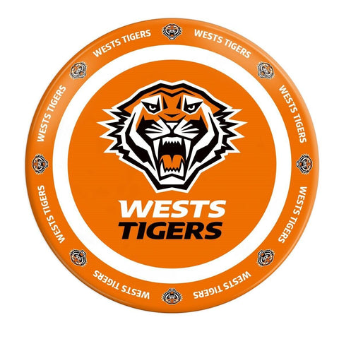 NRL Melamine Plate - West Tigers - 20cm diameter - Single - Orange