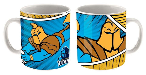 NRL Massive Mug - Gold Coast Titans - Coffee Cup - Approx 600mL