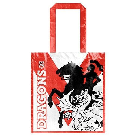 NRL Shopping Bags St George Illawarra Dragons - Re-Useable Carry Bag  Laminated