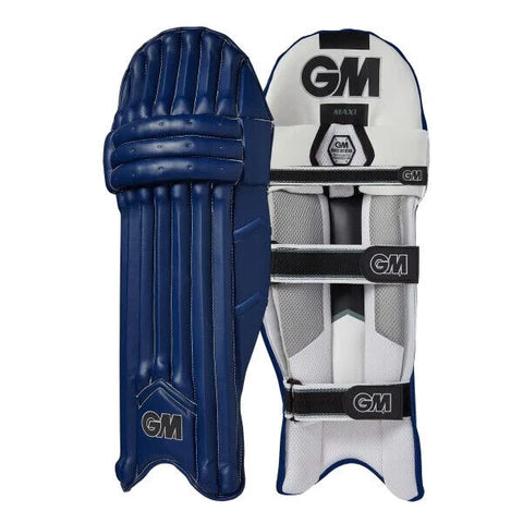 Gunn & Moore - GM Maxi Cricket Coloured Batting Pads - Adult - Navy - RH