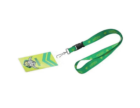 NRL Lanyard & Clear Card Holder - Canberra Raiders - Key Chain -