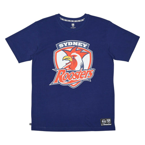 NRL Cotton Logo Tee Shirt - Sydney Roosters - YOUTH - Rugby League