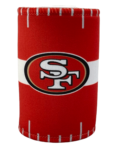 NFL Stubby Cooler - San Francisco 49ers - Can Cooler - Drink - Rubber Base