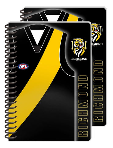 AFL Notebook Pad - Set Of Two - Richmond Tigers - Rugby League